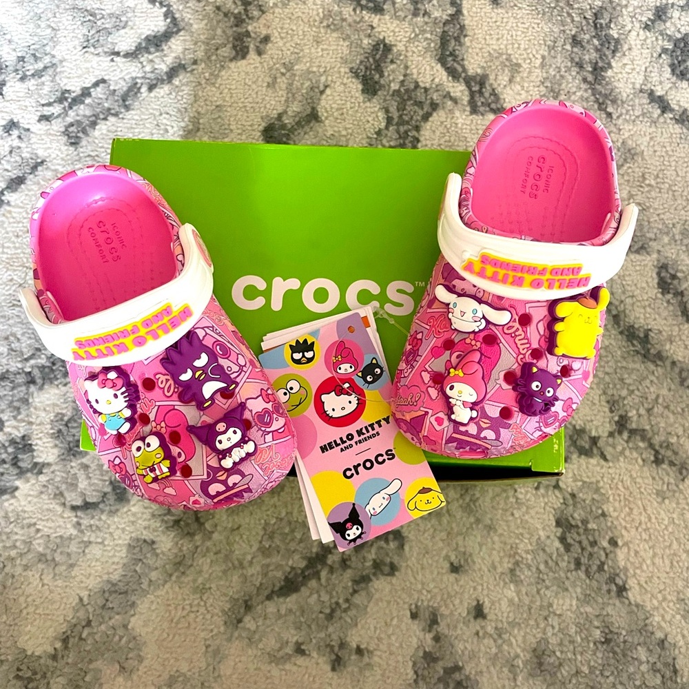 New Crocs- Hello Kitty